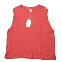 bukht ブフト 日本製 C.C.Y N/S TEE CORE COMPACT YARN オーバーサイズソリッドノースリーブTシャツ BC-92108 2(M) CORAL カットソー トップス【新古品】【中古】【bukht】