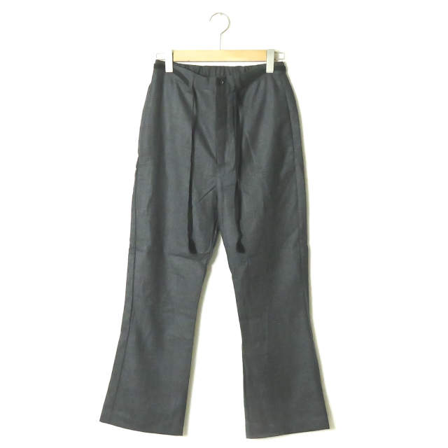 bukht ブフト 18AW 日本製 EASY TROUSERS グレンチェックイージートラウザーズ BV-95811 2(M) チャコールグレー パンツ スラックス ボトムス【新古品】【中古】【bukht】