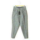 bukht utg 19SS { 2TUCK L POCKET TROUSERS - GLEN CHECK FAB O`FbN2^bNL|PbggEU[Y BV-62806 2(M) O[ C[W[ pc XbNX e[p[h {gXyVÕizyÁzybukhtz