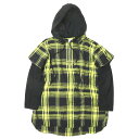 Name. l[ 18AW { WOOL/RAYON PLAID HOODED SHIRTS ONE PIECE E[[ `FbNt[fbhVcs[X W-NMOP-18AW-002 2 CG[ gbvXyÁzyName.z