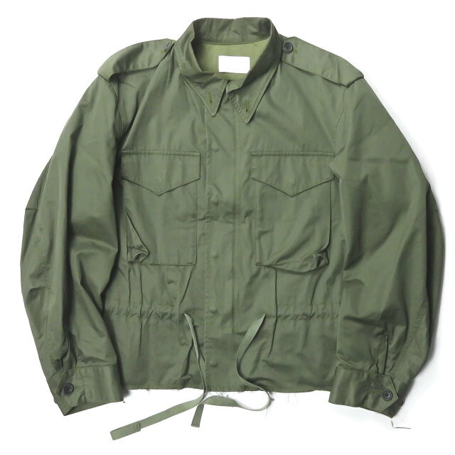 URU ウル 16SS 日本製 M-65 Military Jacket カットオフショートミリタリージャケット 16SUJ04 2 オリーブ アウター【中古】【URU】