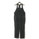 NAPA by Martine Rose ナパ バイ マーティンローズ Faux Shearling Overalls ボアフリースオーバーオール N0YHA1 S ブラック サロペット Napapijri ナパピリ【中古】【NAPA by Martine Rose】