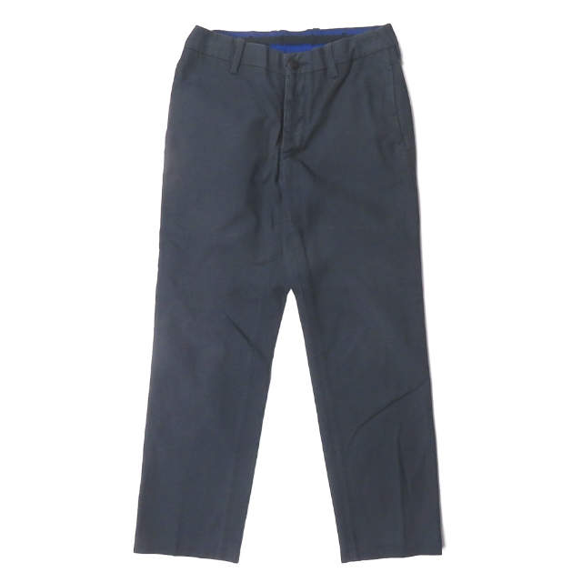 TEATORA テアトラ 日本製 WORK CHAIR PANTS - SLIM FIT ワークチェアパンツ tt-001 44 ネイビー ボトムス【中古】【TEATORA】