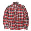 marka マーカ 日本製 FLANNEL WIRED SKULL SHIRTS ネルチェックワイヤードスカルシャツ M08C-34SH02C 2 レッド 長袖 フランネル トップス【中古】【marka】