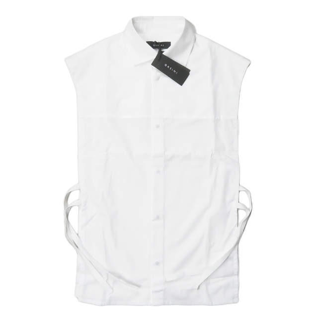 QASIMI  20SS SOOK POPLIN BIB SHIRT å饤ʡΡ꡼֥ SH11 44 ۥ磻 ...