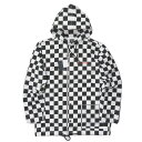 ELVIRA Gr BREAK HOOD COACH'S JACKET - A (Checker) `FbJ[tbO t[fbhR[`WPbg 18EL-SS-10 XL zCg/ubN GB AE^[yVÕizyÁzyELVIRAz