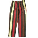 PLEASURES プレジャーズ BAJA PANT ストライプイージーパンツ M マルチカラー ワイド テーパード ボトムス【中古】【PLEASURES】(4)