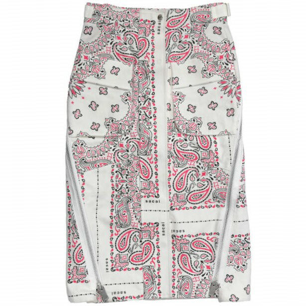 sacai  22SS  Bandana Print Skirt Хʥץȥ 22-05927 1 OFF WHITE ڥ꡼ ܥȥॹšۡsacai