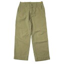 BROWN by 2-tacs ブラウンバイツータックス 日本製 Crepe Surge Wide Pants クレープサージワイドパンツ B12-P003 S KHAKI ジップフライ ボトムス【中古】【BROWN by 2-tacs】