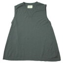 UNITED ARROWS ユナイテッドアローズ UBCB Aライン ノースリーブニット 1518-699-0479 Free グレー セーター Vネック ハイゲージ ベスト プルオーバー トップス【中古】【UNITED ARROWS】(4)