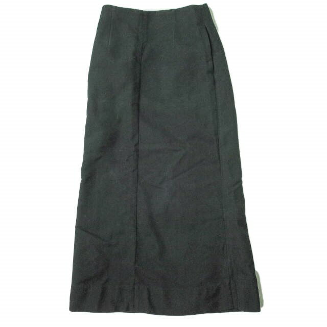 乐天商城 - UNITED ARROWS ユナイテッドアローズ 日本製 コットンツイル タイトマキシスカート 1524-257-4758 38 ブラック ロング ボトムス【中古】【UNITED ARROWS】