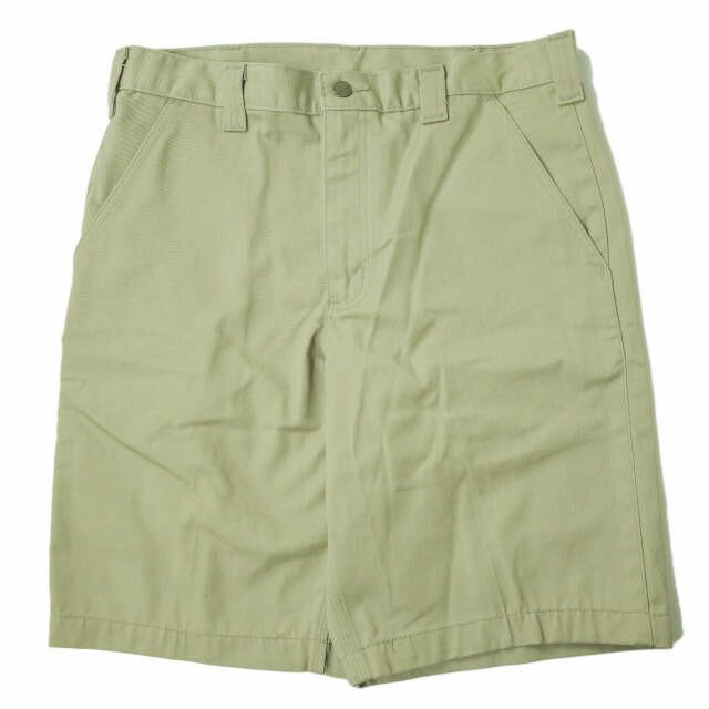 Carhartt カーハート US TWILL CELL PHONE WORK SHORTS T/Cツイル ワークショーツ 34 KHAKI ショートパンツ ボトムス【中古】【Carhartt】