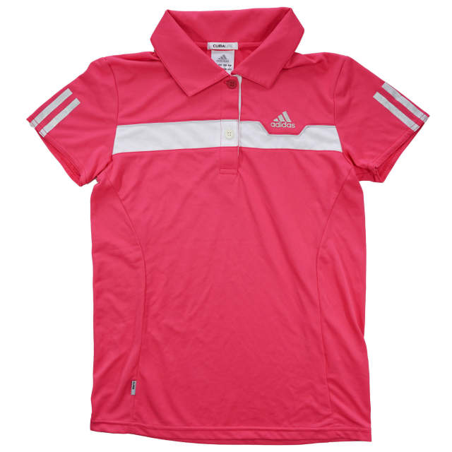 adidas アディダス W ADIFUTURE FX S/S POLO CLIMALITE ポロシャツ O16513 S(JPN) ピンク 半袖 テニス トップス【中古】【adidas】