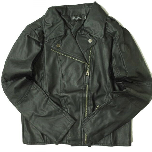 樂天商城 - no brand ノーブランド フェイクレザー ダブルライダースジャケット XXXL ブラック アウター【新古品】【中古】【no brand】