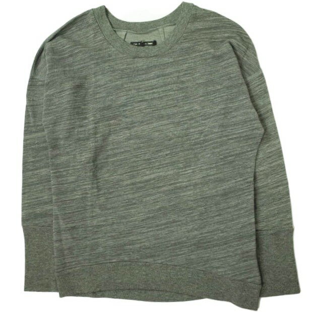 rag bone ラグアンドボーン メランジクルーネックニット W225T466F S グレー セーター プルオーバー トップス【中古】【rag bone】