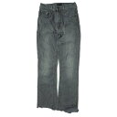 MOTHER マザー 20AW アメリカ製 INSIDER CROP STEP FRAY 1157-180 LUL クロップドレイヤーカットデニムパンツ 3210600334 24 ウォッシュドグレー スキニー ジーンズ ボトムス【中古】【MOTHER】(4)