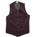 ANATOMICA アナトミカ フランス製 SAGAN VEST - CORDUROY コーデュロイ サガンベスト S パープル ジレ ハンティング トップス【中古】【ANATOMICA】