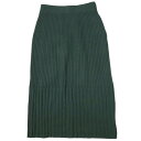 Pilgrim Surf Supply ピルグリム サーフ サプライ 22AW Alexa Knit Skirt リブ編みニットスカート 37-27-0087-793 ONE SIZE(O/S) DARK TEAL グリーン イージー BEAMS ボトムス【中古】【Pilgrim Surf Supply】