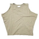 Ray BEAMS レイビームス 日本製 オーバーサイズノースリーブTシャツ 63-04-0178-096 ONE SIZE ベージュ タンクトップ トップス【中古】【Ray BEAMS】