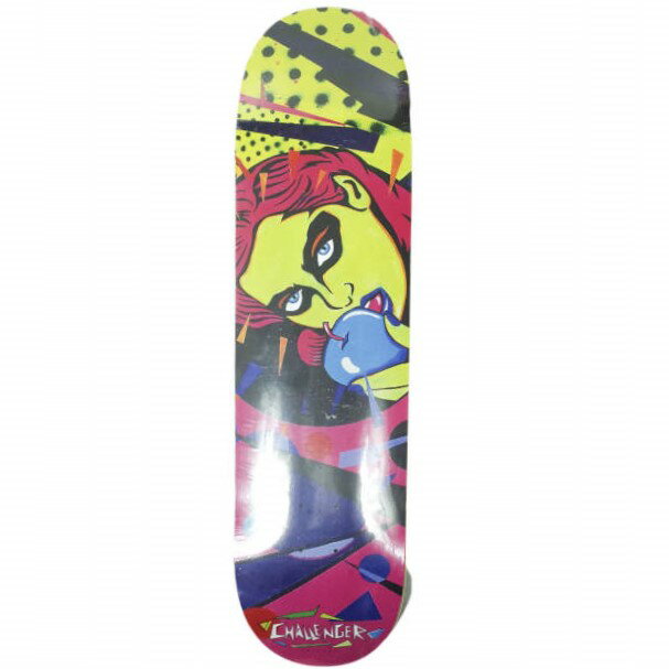 CHALLENGER チャレンジャー 22AW FLASH SKATE DECK スケートボード デッキ BLACK スケボー【新古品】【中古】【CHALLENGER】