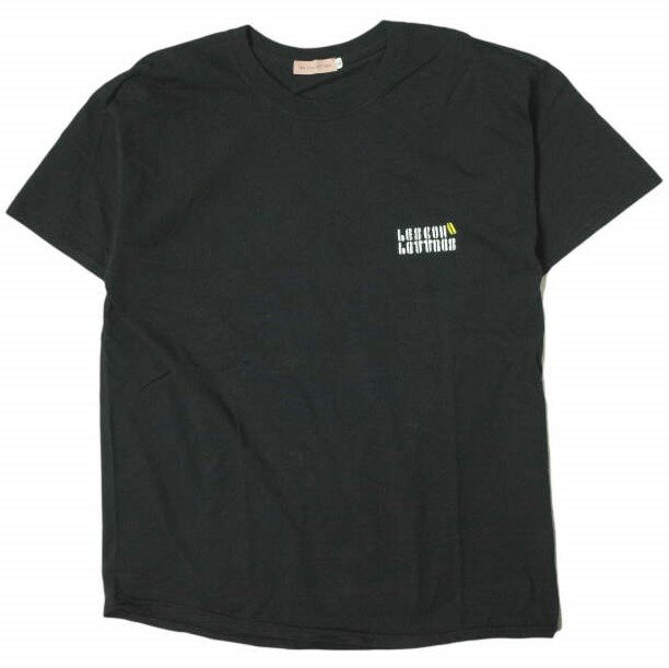 LES CINQ LETTRES レサンクレトルズ Beans logo Tee ロゴ刺繍Tシャツ L ブラック 半袖 トップス