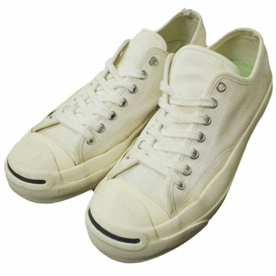 CONVERSE ADDICT コンバースアディクト JACK PURCELL CANVAS ジャックパーセル キャンバス 1CL444 US8(26.5cm) ホワイト ローカット スニーカー シューズ【中古】【CONVERSE ADDICT】