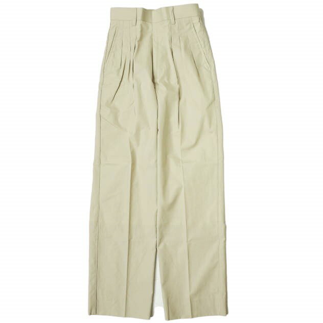 JANE SMITH 󥹥ߥ 20SS  SIDELINE THREE TUCK PANTS ɥ饤3åѥ 20...