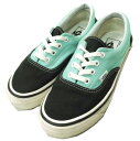 VANS バンズ ERA 95 DX - ANAHEIM FACTORY COLLECTION エラ アナハイムファクトリー US5.5(23.5cm) BLACK/AQUA キャンバス STYLE 95 ULTRA CUSH スニーカー シューズ【中古】【VANS】