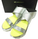 UNITED NUDE ユナイテッドヌード X SANDAL ストラップフラットサンダル 16390006 38(24-24.5cm) SILVER UN シューズ【新古品】【中古】【UNITED NUDE】