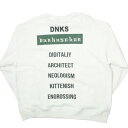 Danke Schon ダンケシェーン 23AW WEB DEPOT限定 LOGO SWEAT CN ロゴクルーネックスウェット UNS23AW-003 L ホワイト トレーナー プルオーバー オーバーサイズ トップス【新古品】【中古】【Danke Schon】