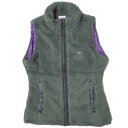 PATAGONIA パタゴニア 2010年製 W 039 S LOS LOBOS VEST ウィメンズ ロス ロボス ベスト 25205 S FGE グレー/パープル ジレ リバーシブル ボア フリース ナイロン トップス【中古】【PATAGONIA】