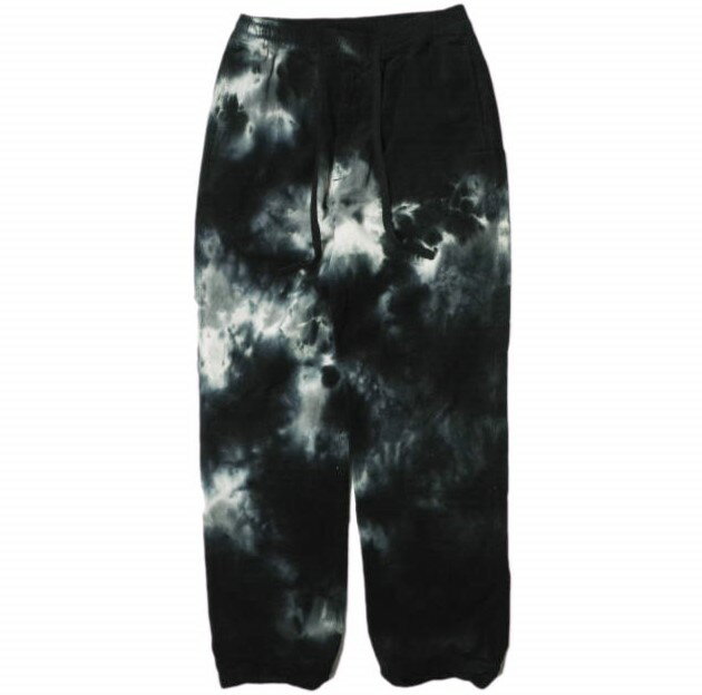 monkey time モンキータイム TYEDYE CORD TRACK PANTS タイダイ染めコーデュロイトラックパンツ 8314-173-1019 S BLACK イージー ユナイテッドアローズ ボトムス