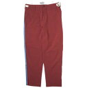 KENNETH FIELD ケネスフィールド 日本製 Ceremony Trouser 4WAY Stretch セレモニートラウザー 4WAYストレッチ S レッド 側章 サイドライン ベイカー パンツ ボトムス【中古】【KENNETH FIELD】