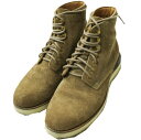 visvim ビズビム VIRGIL BOOTS-FOLK VEGGIE SUEDE バージルブーツ US8(26cm) BROWN ヴィズヴィム スエード レースアップ シューズ【中古】【visvim】