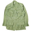 US ARMY アメリカ軍 60s 米軍ベトナム戦争TCU ジャングルファティーグジャケット 4thタイプ 8405-935-4702 X-SMALL/SHORT OLIVE ヴィンテージ ミリタリー アウター【中古】【US ARMY】(4)