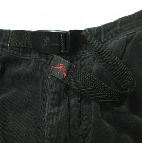 nonnative x GRAMICCI x B JIRUSHI YOSHIDA ノンネイティブ グラミチ B印 ヨシダ 別注 日本製 SHIN CUT PANTS C/P CORD STRETCH コーデュロイクライミングクロップドパンツ NN-P2455 0 BLACK (GS) イージー ボトムス【中古】【nonnative × GRAMICCI x B JIRUSHI YOSHIDA】