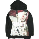 QALB x buggy カルブ 別注 full back hoodie punks not dead バックプリント スウェットプルオーバーパーカー QB19SS-HD002 Free ブラック トップス【中古】【QALB × buggy】