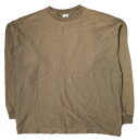 BEAUTY&YOUTH UNITED ARROWS ビューティーアンドユース ユナイテッドアローズ 10oz ヘビーウェイト クルーネック ワイド CL カットソー 1212-199-7917 MAX LARGE(XXL) MD.BROWN 長袖 オーバーサイズ Tシャツ トップス【中古】【BEAUTY&YOUTH UNITED ARROWS】