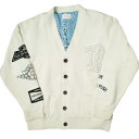 TAIN DOUBLE PUSH x ROYAL FLASH タインダブルプッシュ ロイヤルフラッシュ 22AW 別注 カーディガン T223-KN15 XL ...