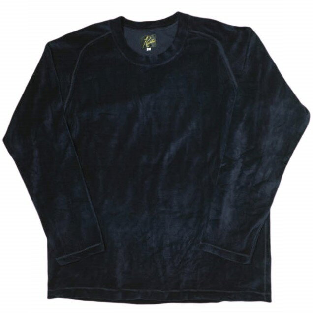 Needles ニードルス 日本製 VELOUR L/S TEE ベロアロングスリーブTシャツ FK224 S NAVY プルオーバー トップス【中古】【Needles】のサムネイル