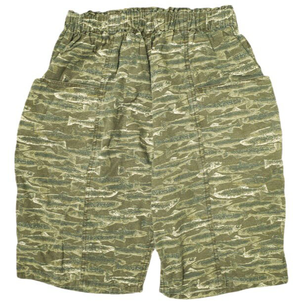 South2 West8 サウスツーウェストエイト S2W8 Army String Short - Printed Flannel Camouflage アーミーストリングショーツ フランネルプリント カモフラージュ EJ813 S Fish Camo イージー ショートパンツ フィッシュ 迷彩 ボトムス【中古】【South2 West8】