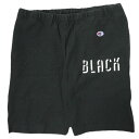 Champion x BEAMS チャンピオン ビームス 別注 SWEAT COLOR SHORT PANTS スウェットカラーショートパンツ 11-25-0611 L ブラック リバースウィーブ ショーツ ボトムス