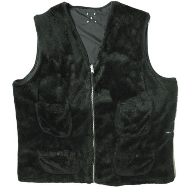 POP TRADING COMPANY ݥåץȥ졼ǥ󥰥ѥˡ HAROLD REVERSIBLE VEST ܥС֥٥ L ֥å  ȥåץšۡPOP TRADING COMPANY