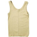 H BEAUTY&YOUTH エイチ ビューティーアンドユース 日本製 RIB TANK TOP リブタンクトップ 1617-222-5273 Free ベージュ トップス【中古】【H BEAUTY&YOUTH】