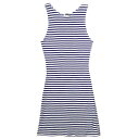 H BEAUTY&YOUTH エイチ ビューティーアンドユース 日本製 COTTON BORDER BODYCON TANK TOP コットンボーダーボディコンタンクトップ 1617-222-5688 Free パープル/ホワイト トップス【中古】【H BEAUTY&YOUTH】