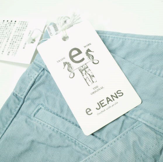 e JEANS イージーンズ 日本製 DENIM SHORTS 岡山児島 デニムショーツ e501-001 4 Light Blue ジーンズ ショートパンツ ジップフライ ボトムス【新古品】【中古】【e JEANS】