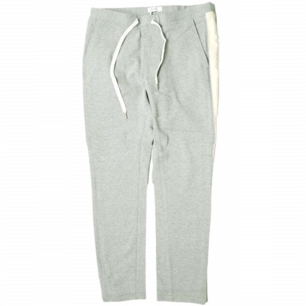 樂天商城 - e JEANS イージーンズ 日本製 TAPERED EASY PANTS 岡山児島 サイドラインスウェットパンツ e821-001 2 Light Gray テーパード イージー 定価20,900円 ボトムス【新古品】【中古】【e JEANS】