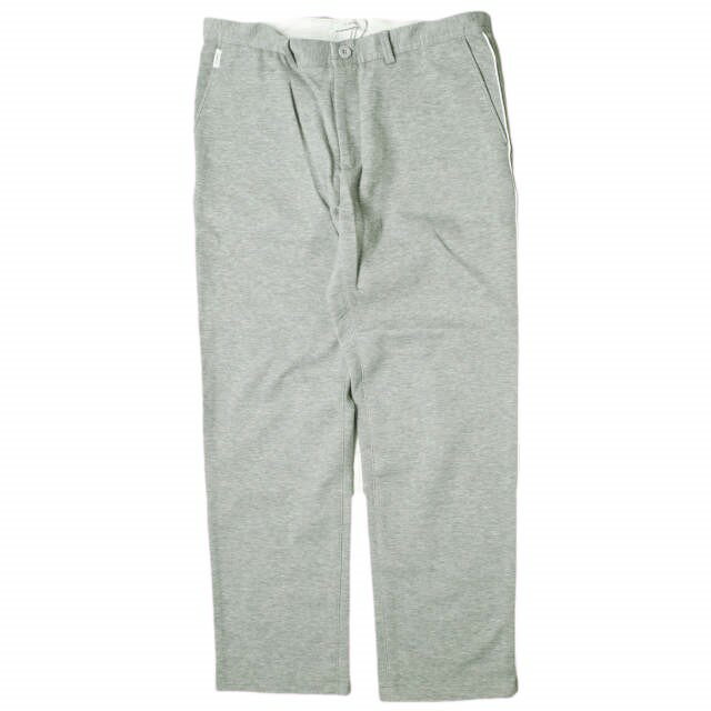 樂天商城 - e JEANS イージーンズ 日本製 KANOKO TAPERED PANTS 岡山児島 鹿の子テーパードパンツ e822-001 2 Light Gray サイドライン 側章 定価26,400円 ボトムス【新古品】【中古】【e JEANS】