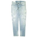 e JEANS イージーンズ 日本製 SEA HORSE BOY'S TAPERED 岡山児島 リペア加工 ストレッチスリムテーパードデニムパンツ e-L805...