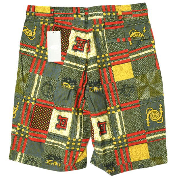 Engineered Garments エンジニアードガーメンツ 21SS アメリカ製 SUNSET SHORT - COTTON AFRICAN PRINT コットンアフリカンプリント サンセットショーツ IK164 S BLACK/GOLD ショートパンツ ボトムス【新古品】【中古】【Engineered Garments】